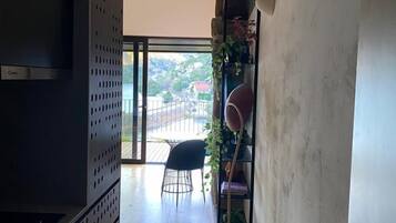 Basic Cottage | Living area | 100-inch TV with digital channels