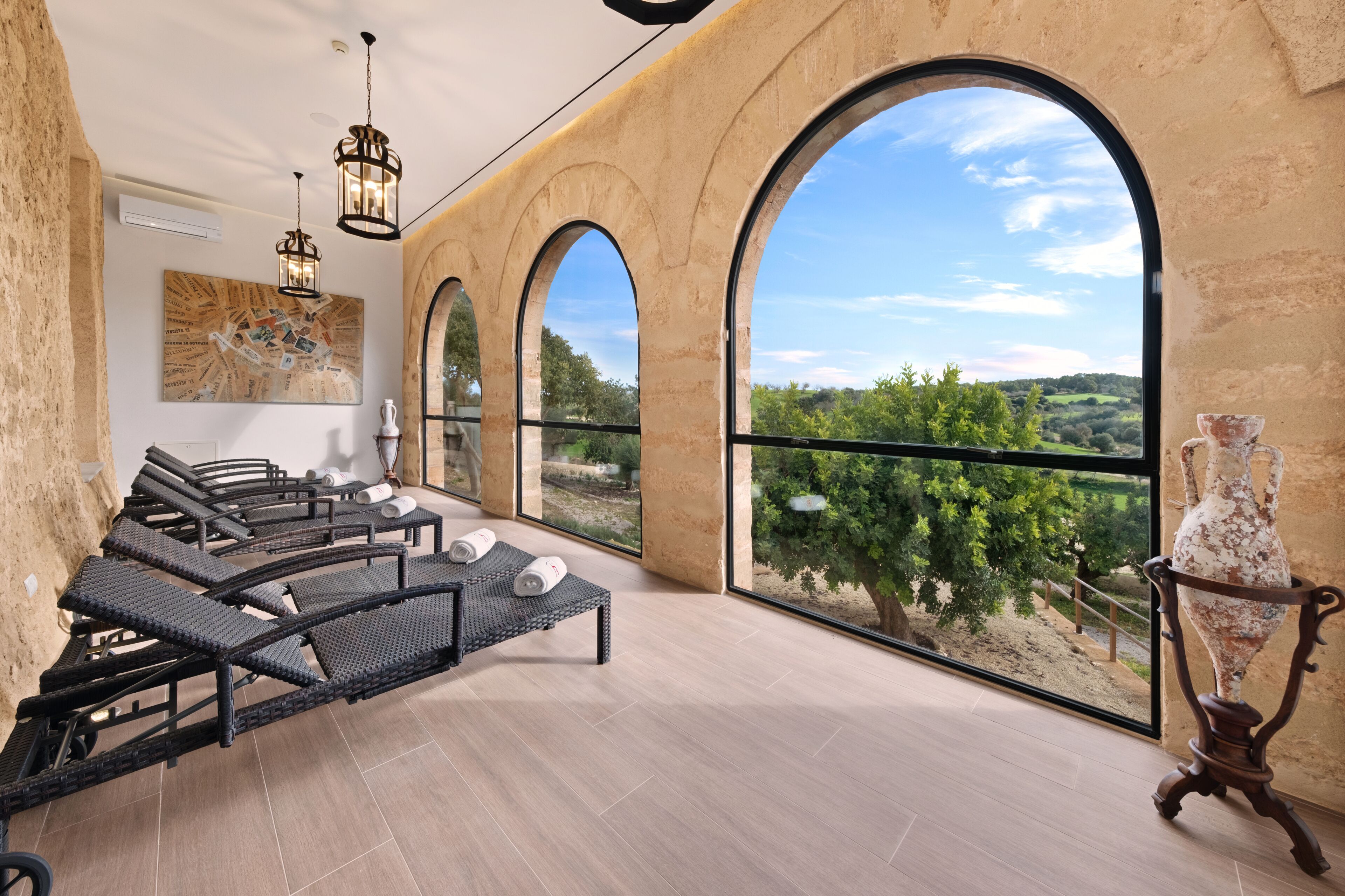 Sauna, ruang uap, dan pijat