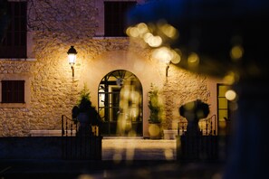 Front of property - evening/night