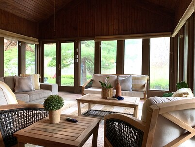 HOT TUB | Decked Out Oasis | Nespresso Coffee Bar