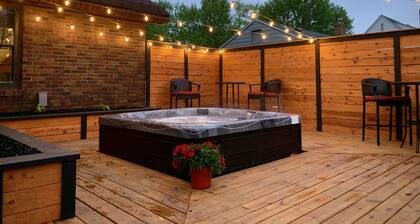 HOT TUB | Decked Out Oasis | Nespresso Coffee Bar