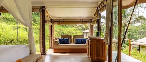 Waterfall Tent | Living area