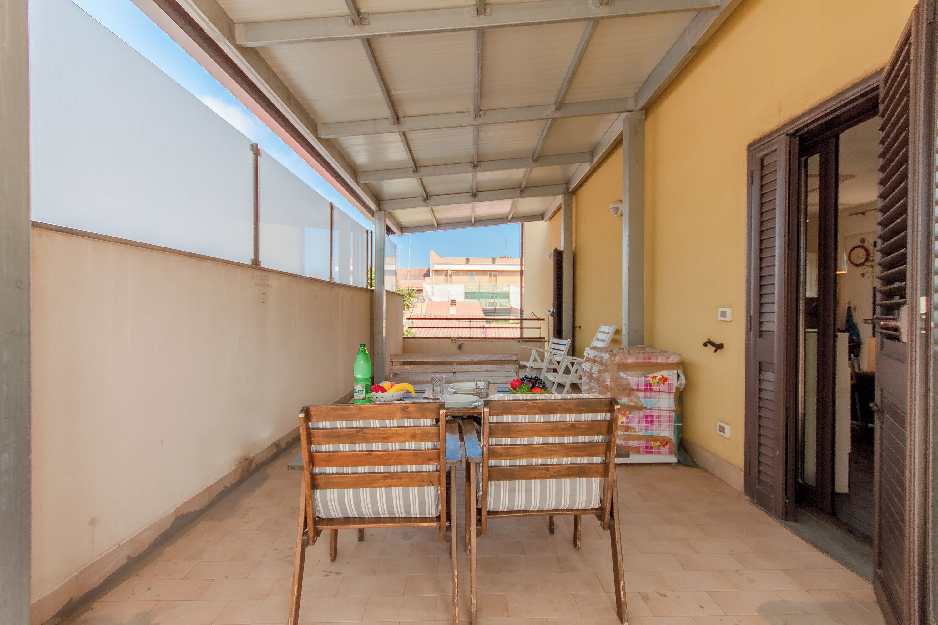 Family Apartment, Multiple Bedrooms (Vicerè Apartment With AC and Wi-Fi) | Outdoor dining