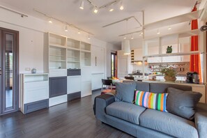 Living area - Vicere Apartment With AC and Wi-fi (Catania)