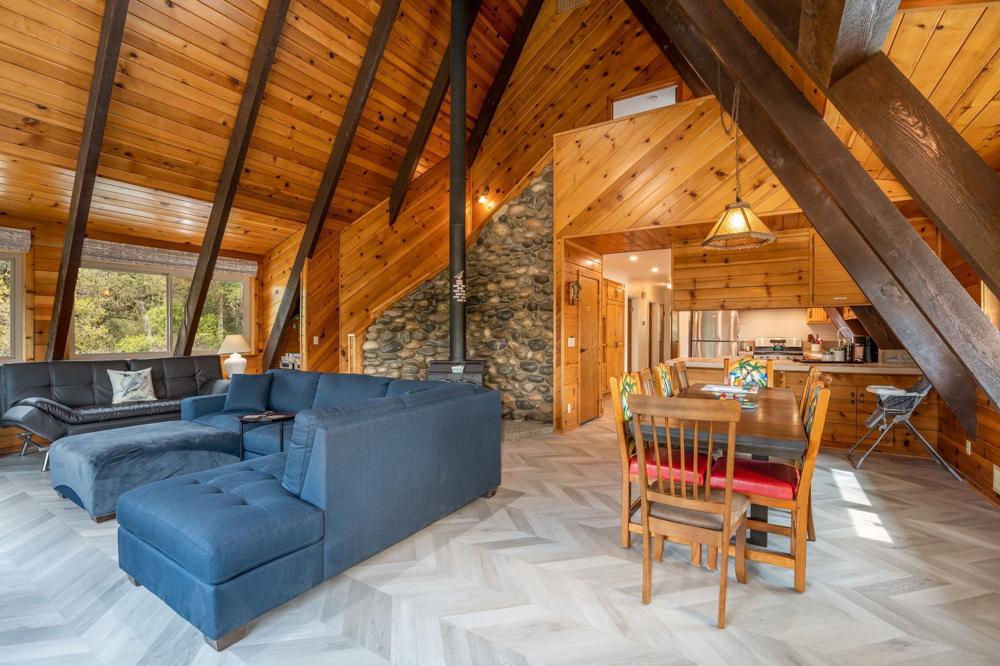 New! Quail Haven- A-frame cabin with hot tub, views, and more!