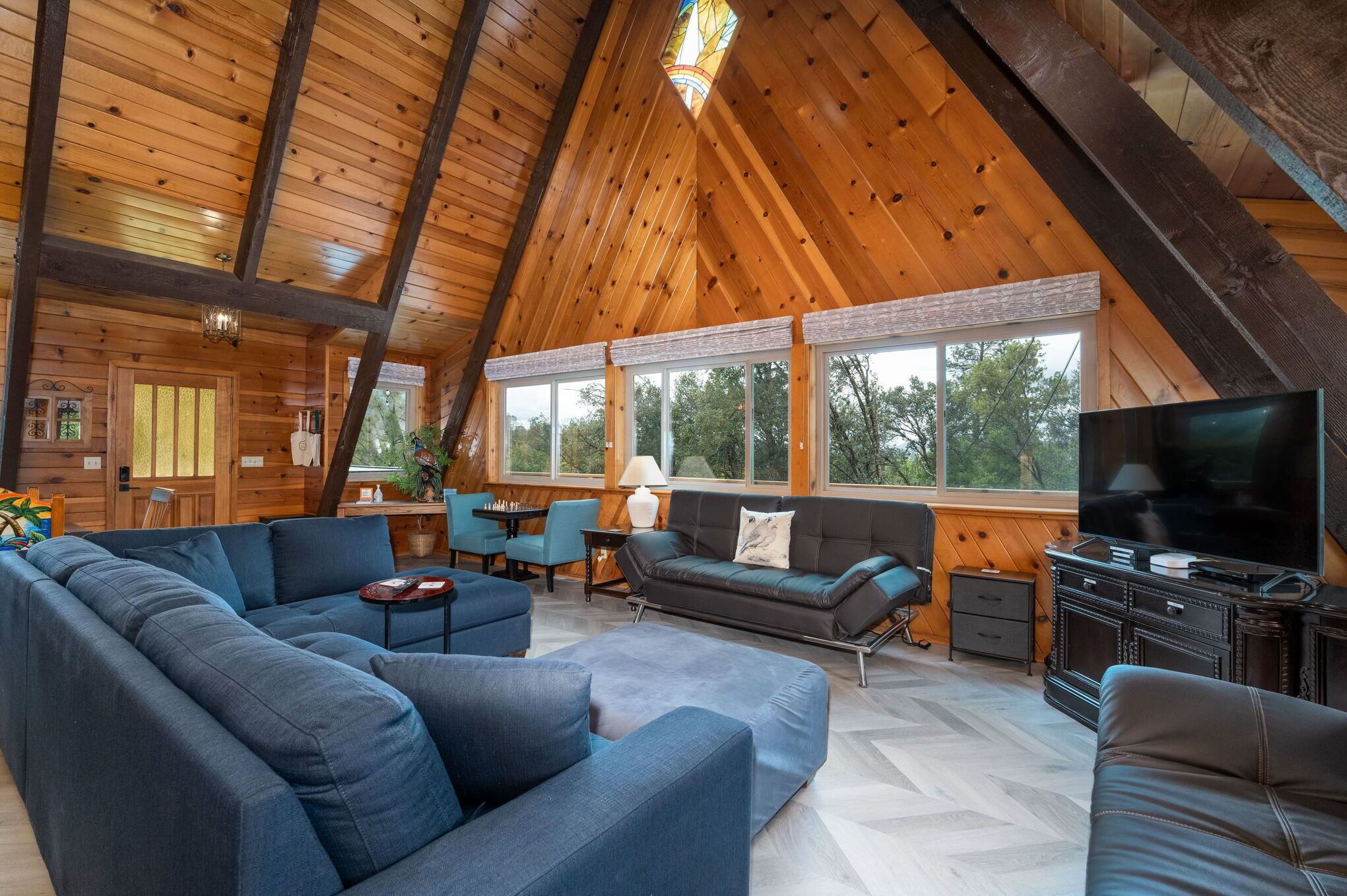 New! Quail Haven- A-frame cabin with hot tub, views, and more!