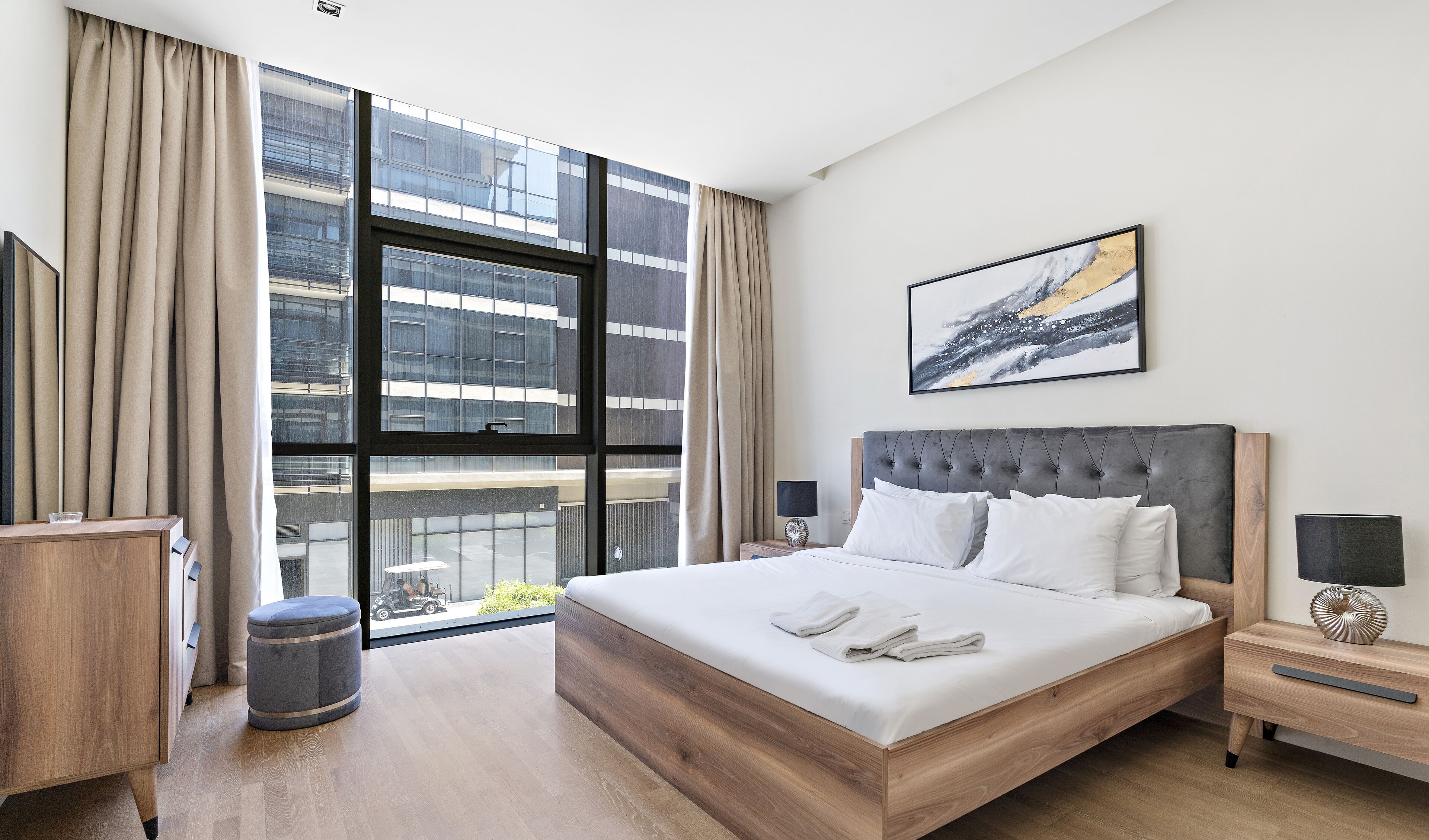 Apartamento luxo | 1 quarto, individualmente decorados, ferros/tábuas de passar roupa