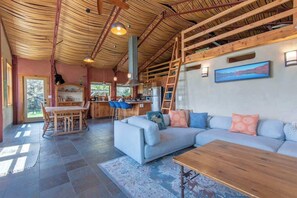 电视、壁炉、书