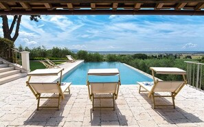 Pool - Villa Castiglione 10 amazing villa with p/pool and sea view (Ponti Di Badia)