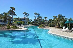 Außenpool, beheizter Pool