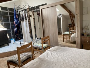 3 chambres, draps fournis