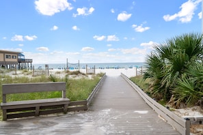 Accommodatie ligt op het strand