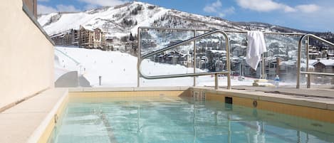 Una piscina climatizada