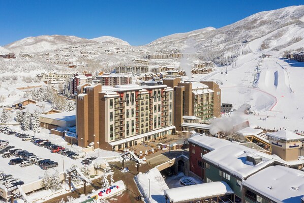 Exterior - SV607 | Gorgeous Mtn Side Condo | Winter Shuttle | Pool | Hot Tub | Ski In/Out (Steamboat Springs)