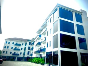 Majoituspaikan julkisivu