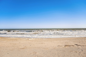 On the beach