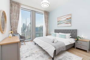 Design Apartment | 1 bedroom, individually furnished, iron/ironing board, free WiFi