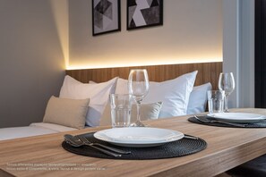 Comfort-lejlighed | Individuelt design, individuel indretning, strygejern/strygebræt