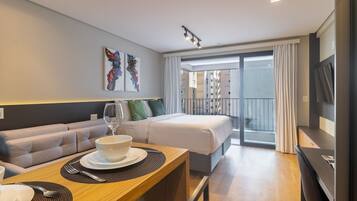 Estúdio luxo | Individualmente decorados, individualmente mobiliados