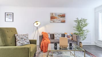 Smart-tv en een open haard