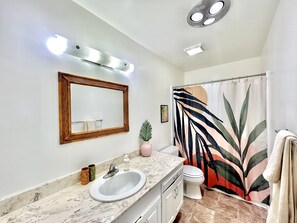 Haartrockner, Handtücher, Seife, Shampoo