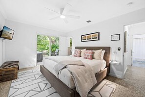 2 bedrooms, iron/ironing board, travel cot, WiFi