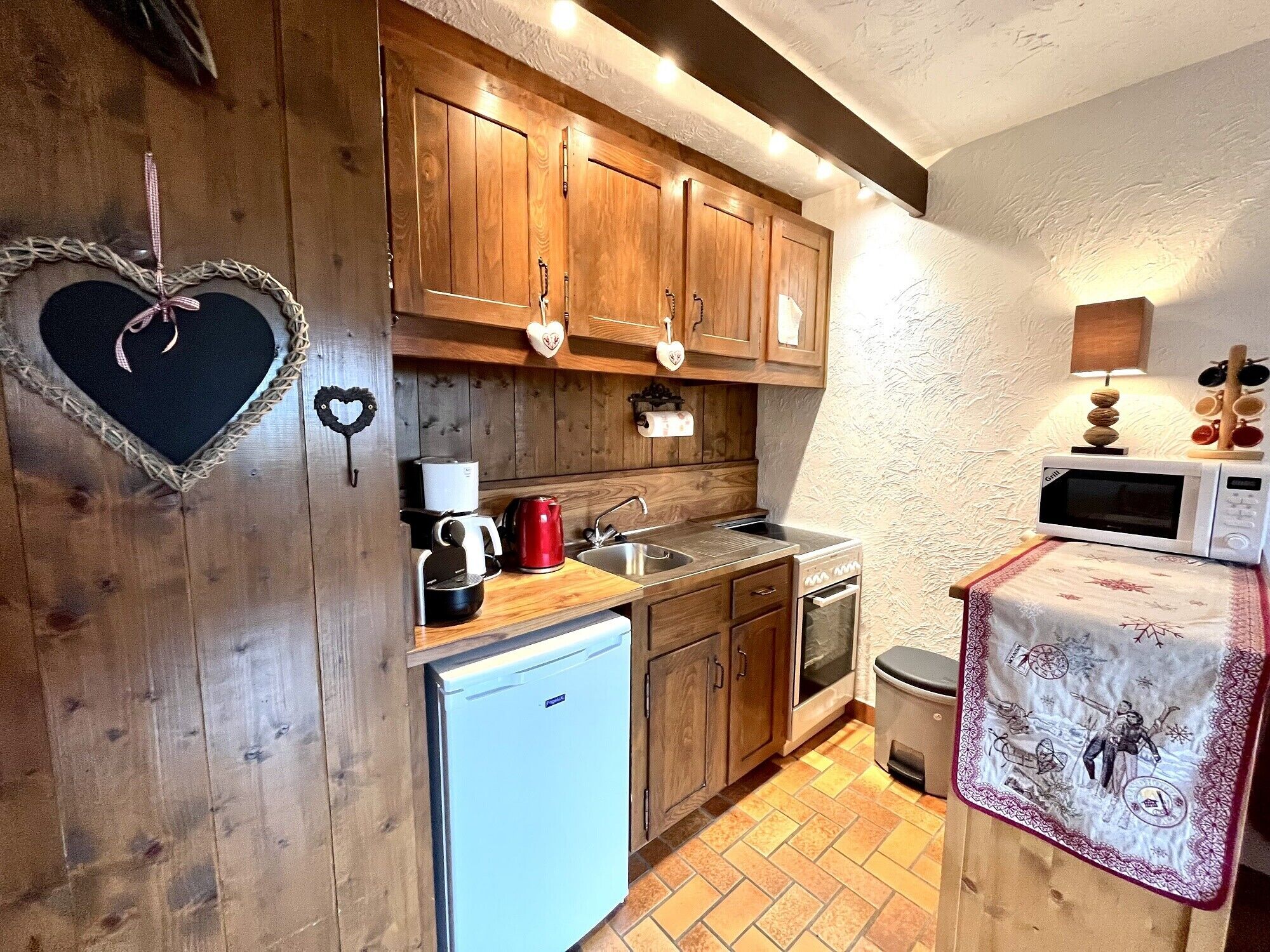 Cosy studio with garden and view of Mont Blanc