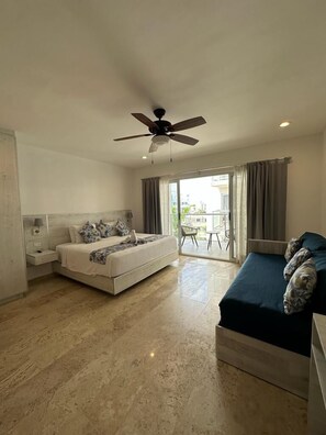 1 bedroom, in-room safe, blackout curtains, iron/ironing board