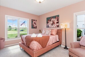 4 chambres, fer et planche à repasser, accès au Wi-Fi (inclus)