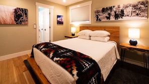 1 slaapkamer, een strijkplank/strijkijzer, gratis wifi, beddengoed