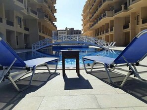 Apartment | Property grounds - Luxury Front Sea View Apartment in Hurghada (Hurghada)