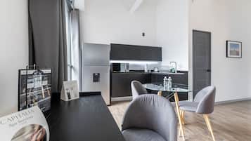 Comfort Apartment, City View | 1 bedroom, premium bedding, in-room safe, desk