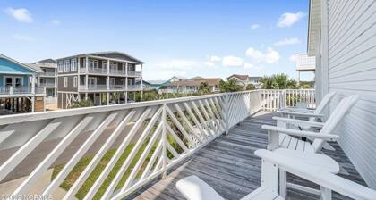 Heated pool, private beach access, family friendly