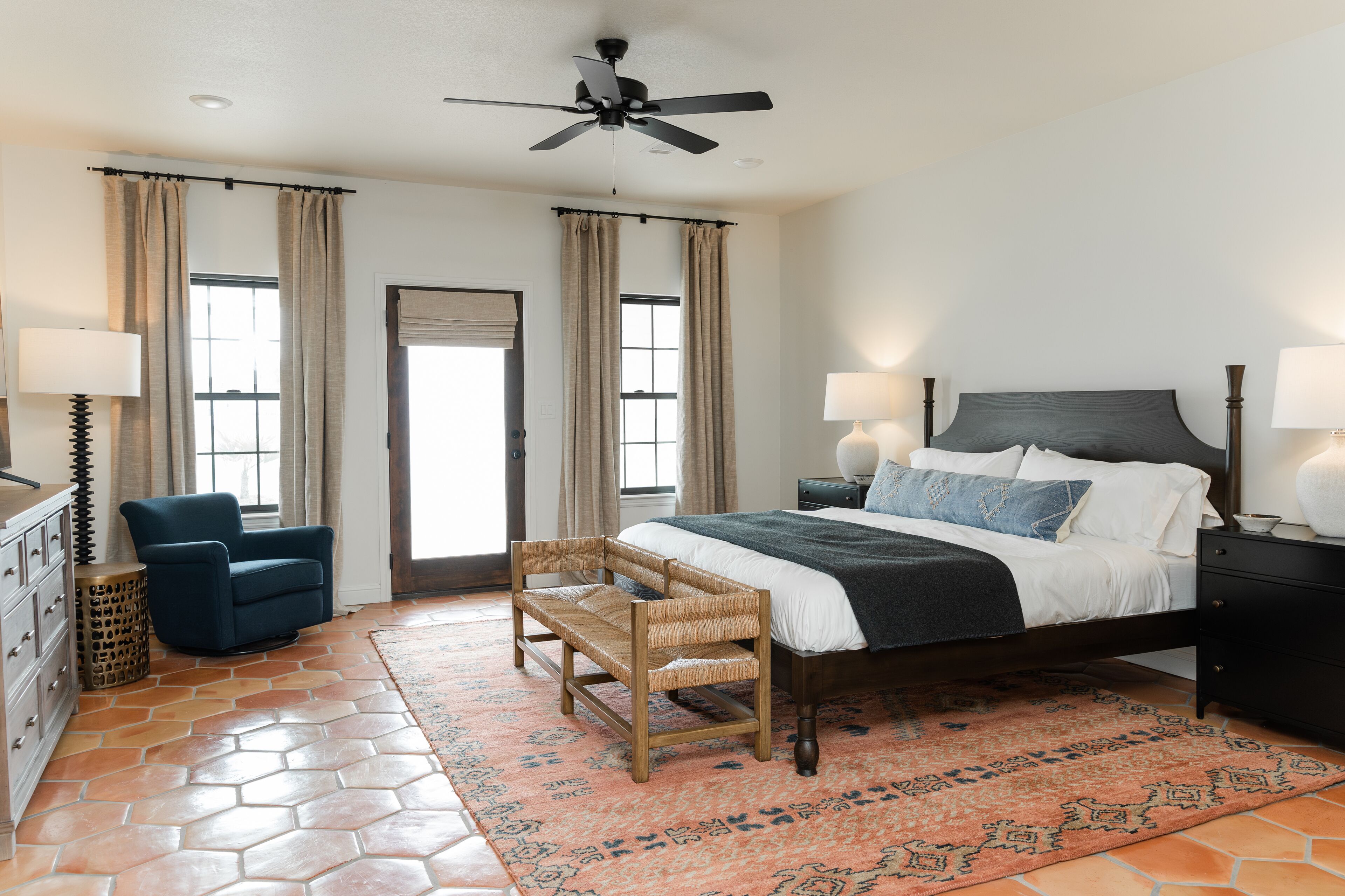 Luxury Cottage | Premium bedding, down comforters, memory foam beds