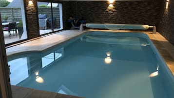 Indoor pool, a heated pool