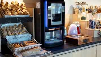 Daily buffet breakfast (EUR 12 per person)