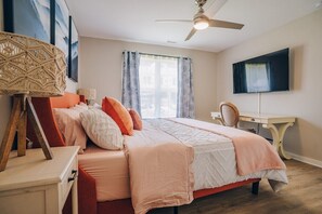 4 dormitorios, tabla de planchar con plancha, wifi gratis y ropa de cama
