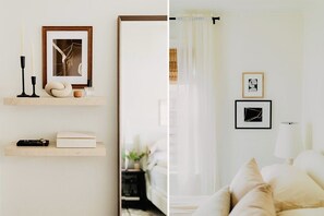 2 slaapkamers, een bureau, een strijkplank/strijkijzer, gratis wifi