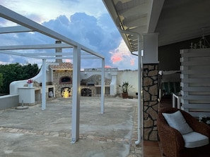 Terrace/patio - The vineyard vacation home in marsala, apartment "Inzolia" (Marsala)
