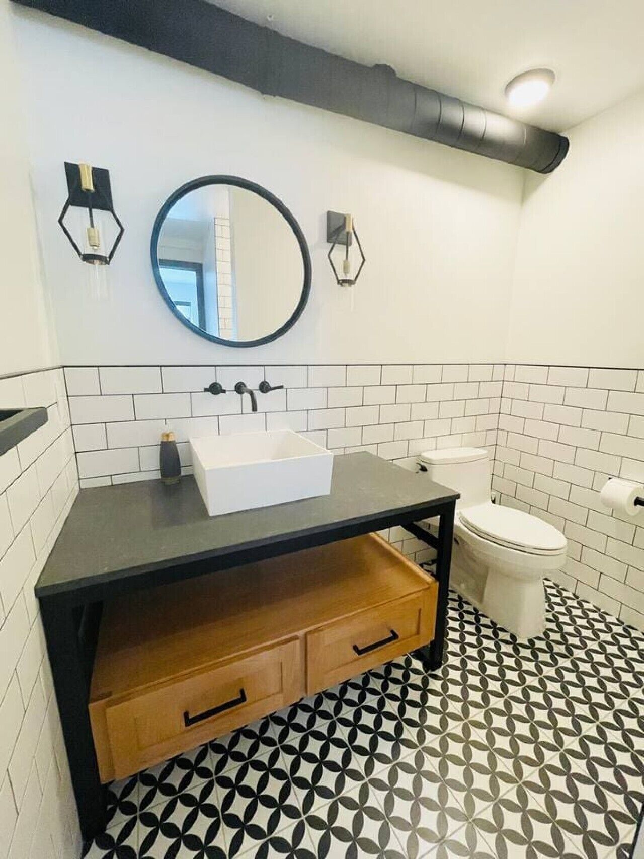Shower, hair dryer