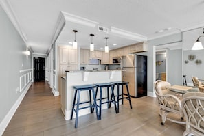 Fridge, microwave, oven, stovetop - Balcony Open! 3BR Oceanfront Condo • Pools • Steps to Beach (Murrells Inlet)