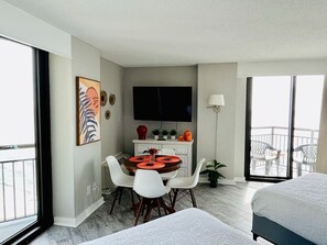 Desk, iron/ironing board, free WiFi, bed sheets - Ocean View Galore. Pets are welcome Oceanfront (Myrtle Beach)