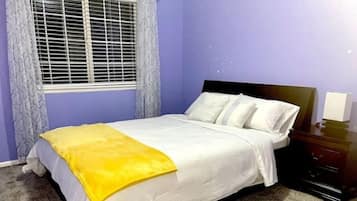 4 bedrooms, iron/ironing board, travel crib, free WiFi
