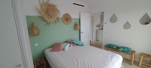 2 chambres, accès au Wi-Fi (inclus), literie fournie