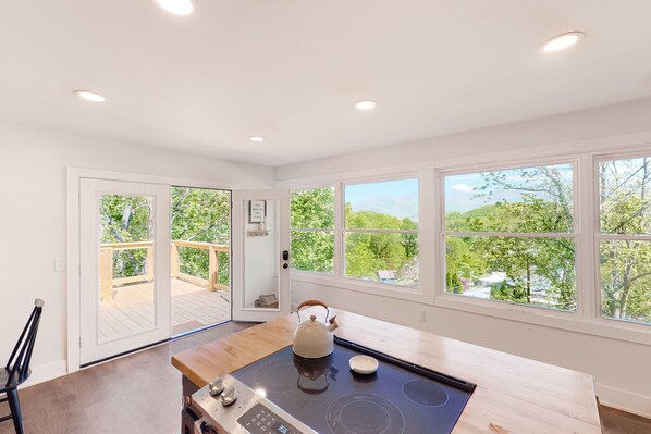 Interior - Inviting home with enclosed yard, mountain view, firepit, & W/D (Waynesville)