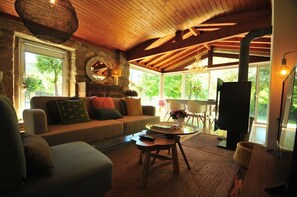 Télévision, cheminée