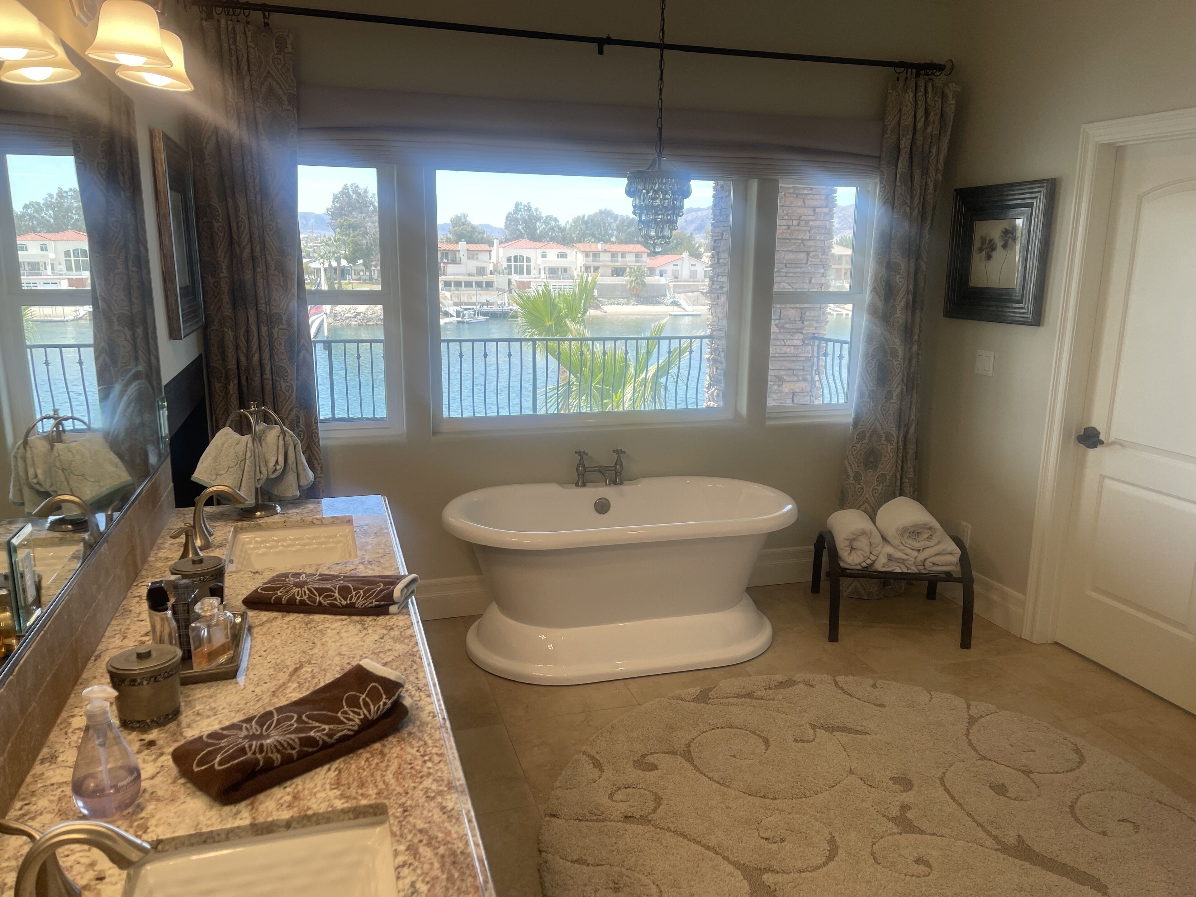 Cheerful Home on the River