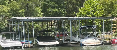 Boat docks.