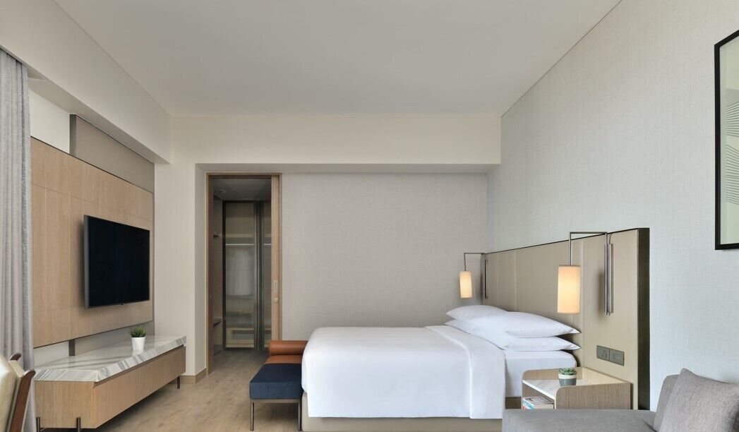 Literie de qualité supérieure, couette en duvet d'oie, minibar