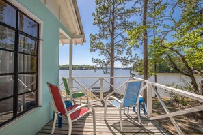 Terrace/patio - Hooked on a Feeling- 2Br Lake Cabin, 2BR Lake Cabin (Tallapoosa County)